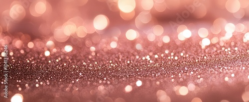 The Sparkling Rose Gold Background