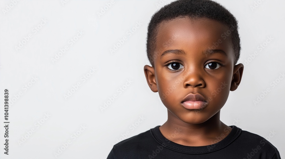 Black kid boy isolated on background Black kid boy isolated on background