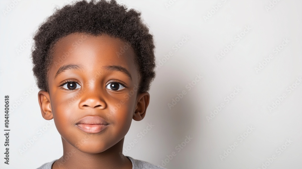 Black kid boy isolated on background Black kid boy isolated on background