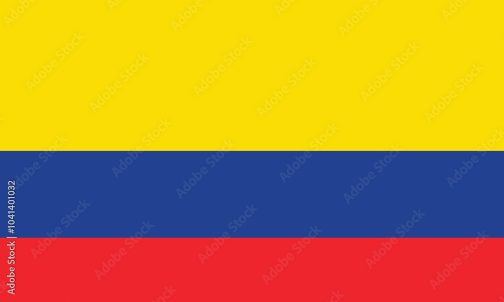 On the Colombian flag, the yellow stripe represents the gold abundant in Colombia, the blue the country's seas and the red, the blood spilled fighting for Colombian independence. On the Colombian flag, the yellow stripe represents the gold abundant in Colombia, the blue the country's seas and the red, the blood spilled fighting for Colombian independence.