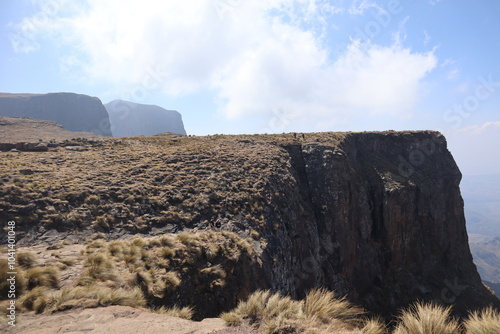 Amphitheatre view in Royal Natal National Park, Drakensberg, South Africa photo