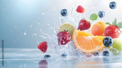 Fresh fruit splash