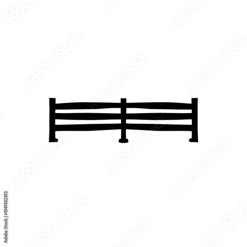 spooky Halloween fence silhouette