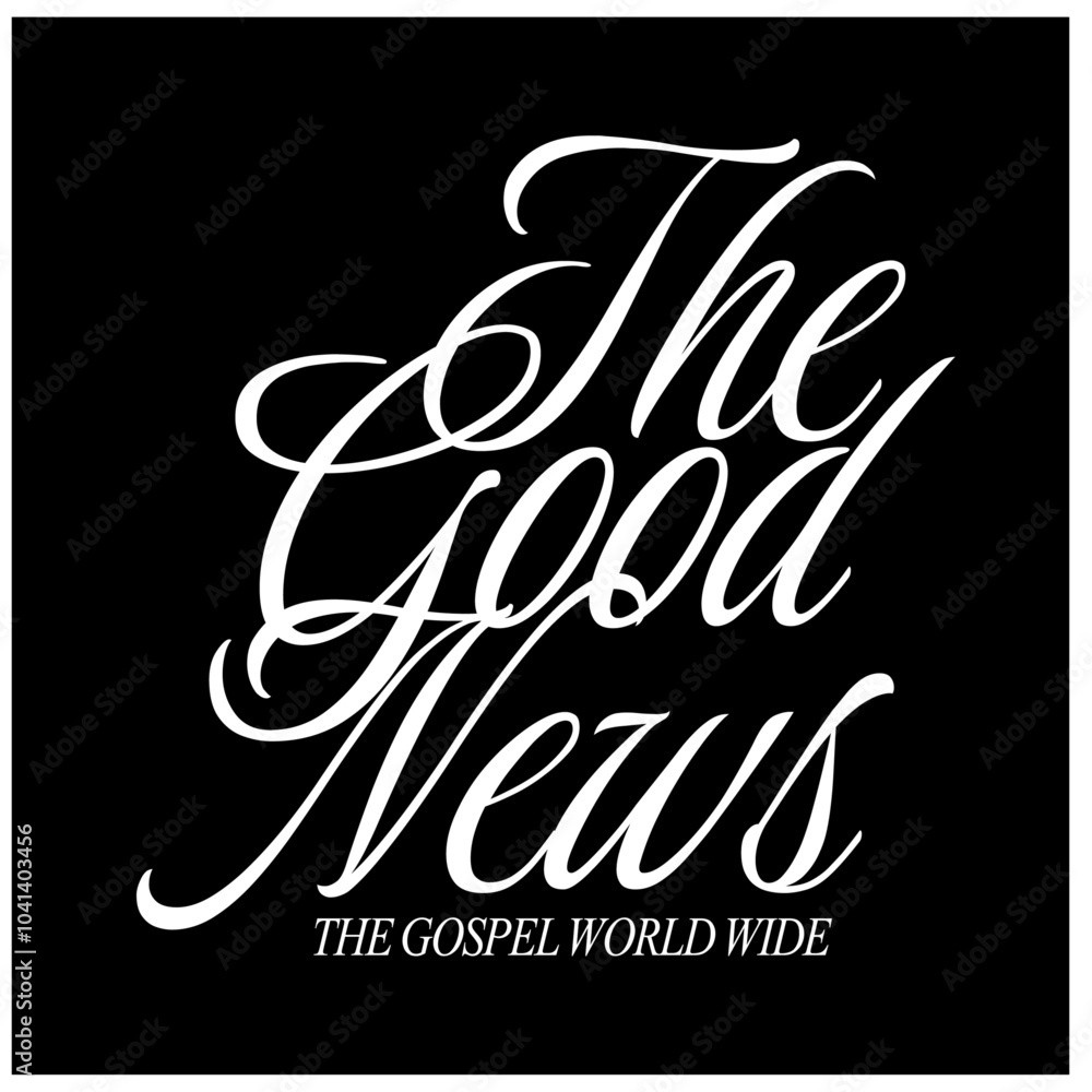 the good news Christian religion bible verses t shirt design template the good news Christian religion bible verses t shirt design template