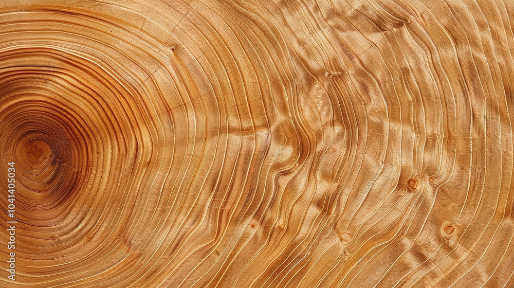 Obraz premium Wood grain texture background with natural knots and rings, providing a warm and organic feel for design projects.