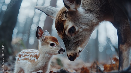 様々な野生動物の母と子供 photo