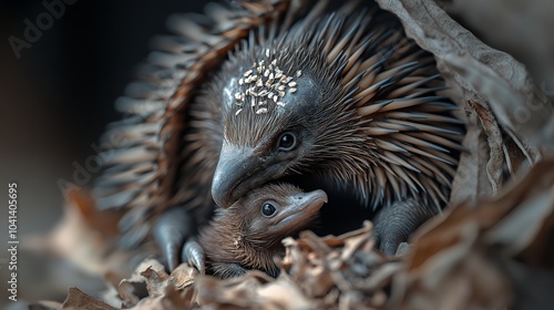 様々な野生動物の母と子供 photo