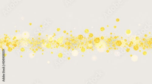 Gold confetti effect png transparent background glitters png