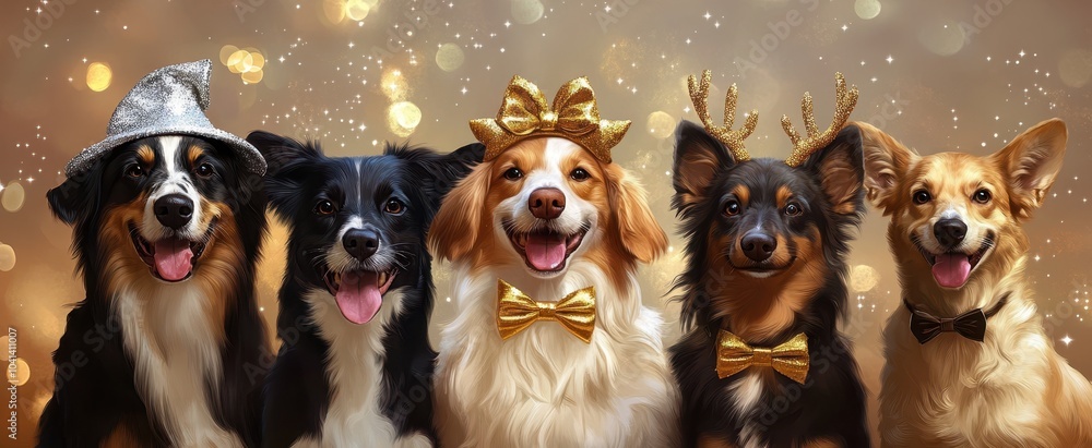 The Happy Dogs in Costumes The Happy Dogs in Costumes