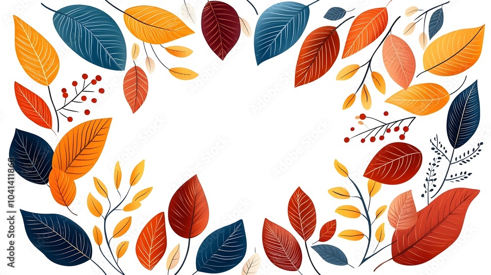 Autumn Leaves Frame Autumn Leaves Frame