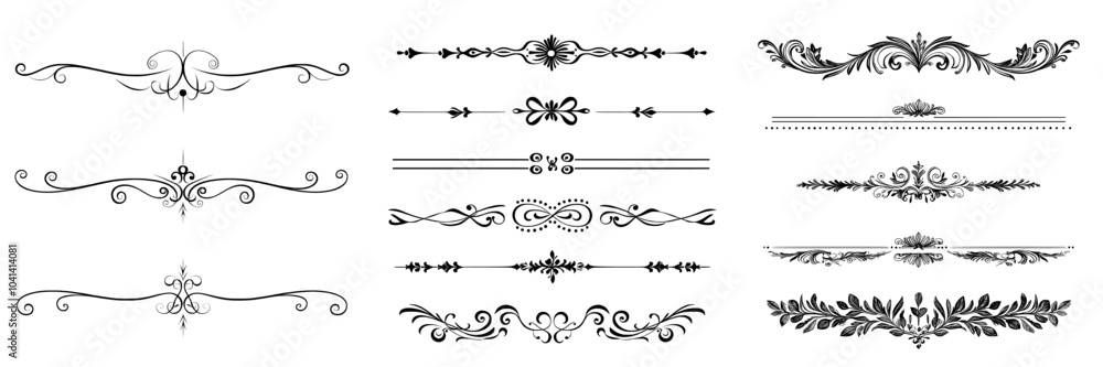 A modern version of medieval dividers and borders. A modern version of medieval dividers and borders.
