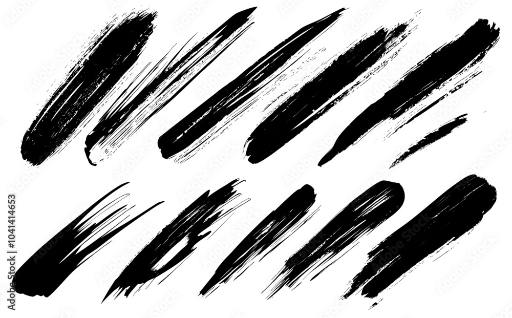 Lines made with a marker. Modern highlighter brushes. Drawn with a hand. Illustrations made with a computer. Lines made with a marker. Modern highlighter brushes. Drawn with a hand. Illustrations made with a computer.