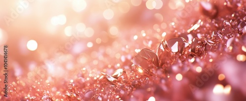 The Glamorous Pink Crystal Landscape