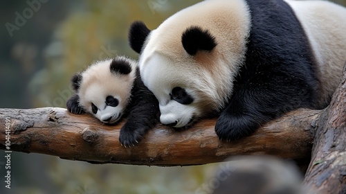 様々な野生動物の母と子供