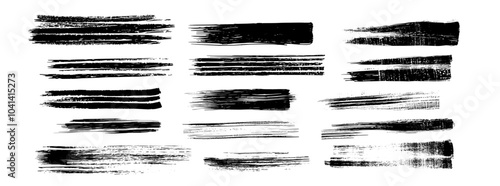 The set includes modern text separator flats. Noodle lines. Grunge hand drawn geometric painting. Isolated dotted or wavy underlines. A collection of scrapbooking decorative templates.