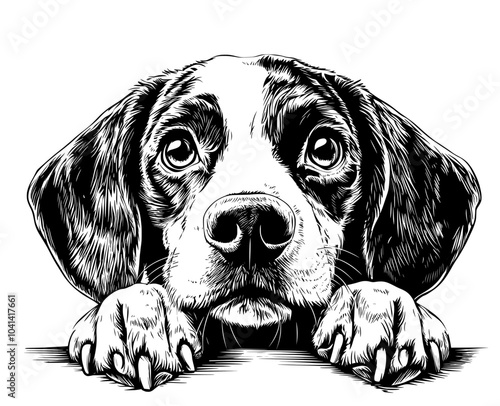 Dog Breed Logo SVG .PNG Clipart Modern Cricut Cuts of the Beagle