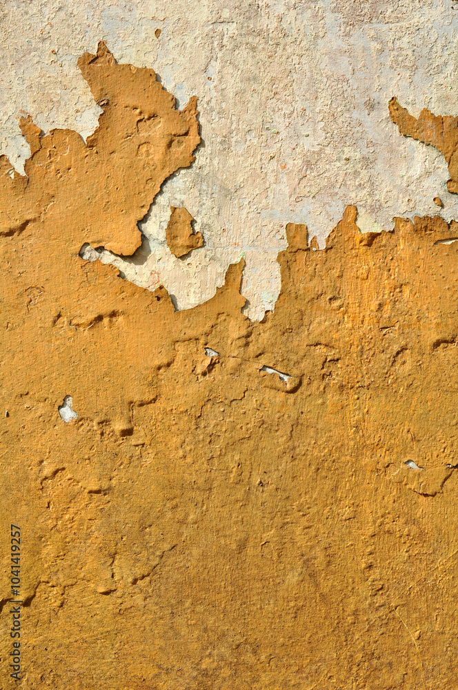 The background of the yellow wall texture pattern The background of the yellow wall texture pattern