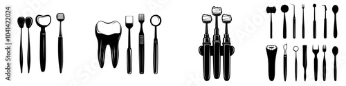 The tweezers icon is a modern design illustration that is trendy