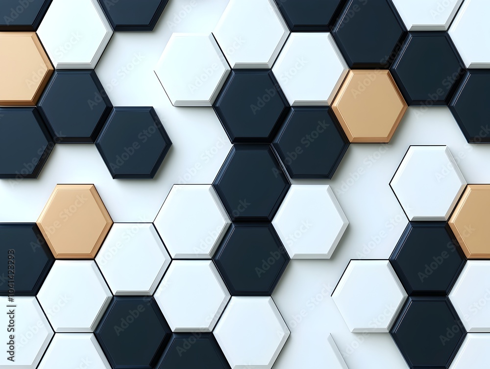 Seamless Geometric Hexagonal Pattern on a Minimal Backdrop with Clean Space for Messaging Seamless Geometric Hexagonal Pattern on a Minimal Backdrop with Clean Space for Messaging