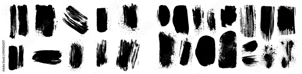 Featuring Rough, Hand-Drawn Brush Marks, this Set of Abstract Grunge Brush Strokes is great for backgrounds, textures, and artwork. Featuring Rough, Hand-Drawn Brush Marks, this Set of Abstract Grunge Brush Strokes is great for backgrounds, textures, and artwork.