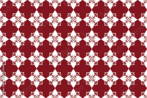vector seamless pattern of white flowers on lilac background.