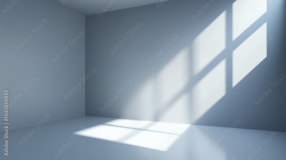Spacious Minimalist Interior with Soft Shadows Spacious Minimalist Interior with Soft Shadows