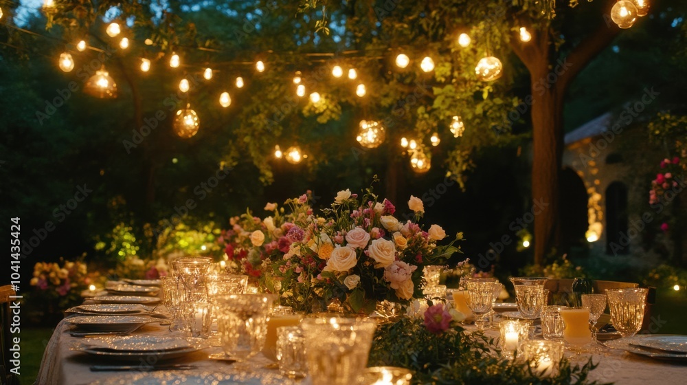 Obraz premium Rustic Garden Wedding