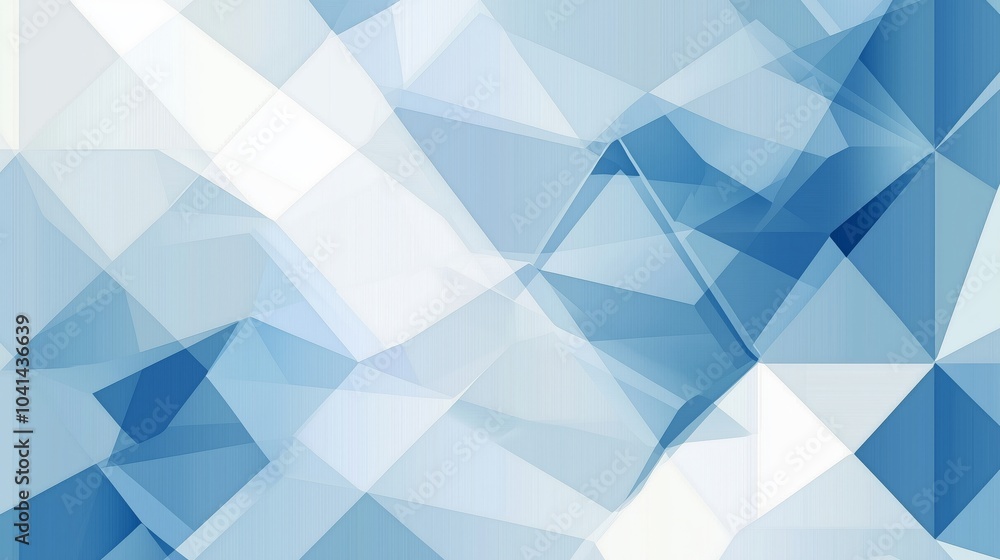 Obraz premium Exploring the Beauty of Abstract Geometric Patterns in Blue