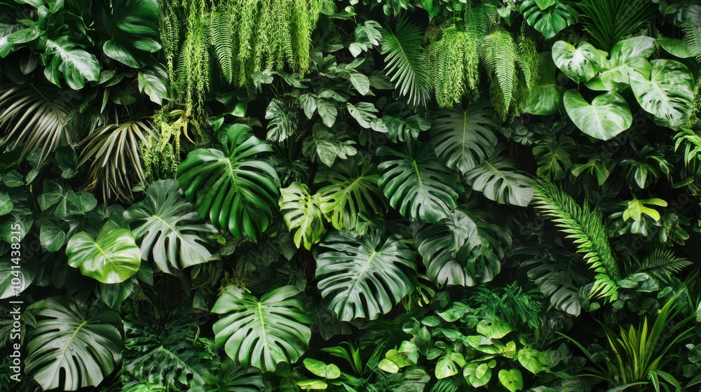 Lush Tropical Greenery with Vines and Lianas Lush Tropical Greenery with Vines and Lianas