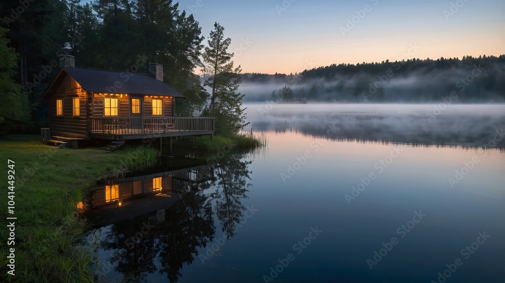 a cabin in the river ai gen a cabin in the river ai gen
