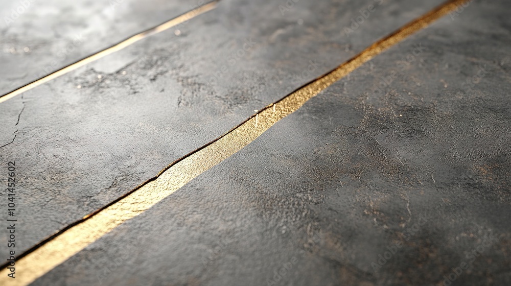 Fototapeta premium Elegant Textured Surface with Gold Accent