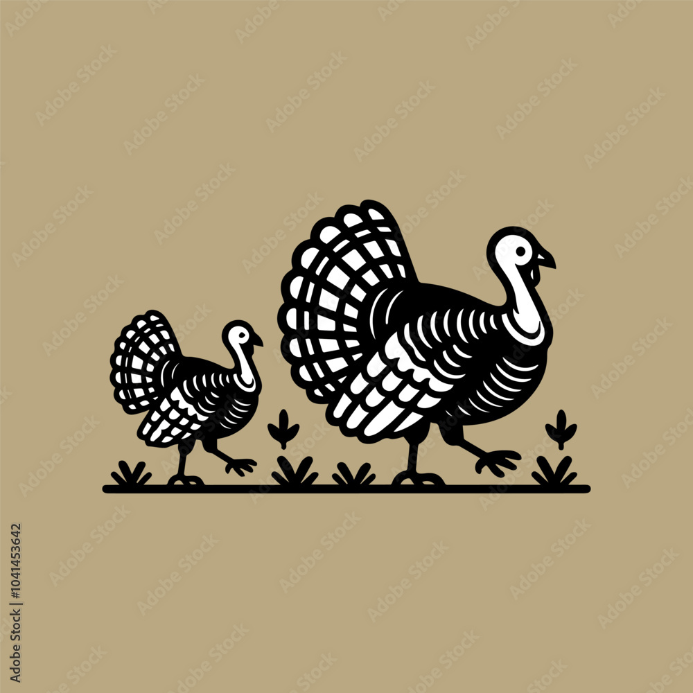 illustration of a bird turkey vector illustration of a bird turkey vector