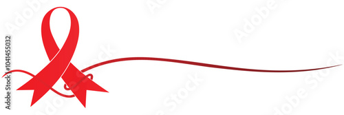 Line art world aids day