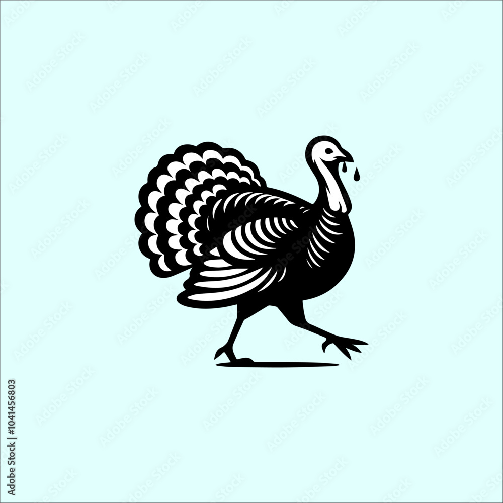 turkey bird illustration vector turkey bird illustration vector