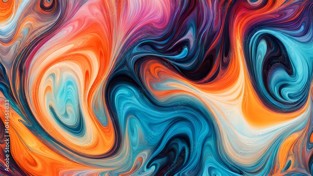 Immersive Abstract Fluid Art Featuring a Beautifully Chaotic Mix of Swirling Colors, Blending Fiery Reds, Cool Blues, and Bright Oranges into a Stunn (13) Immersive Abstract Fluid Art Featuring a Beautifully Chaotic Mix of Swirling Colors, Blending Fiery Reds, Cool Blues, and Bright Oranges into a Stunn (13)