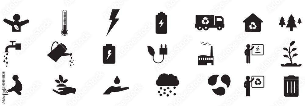 Ecology & energy icons. Thin line icons ecology, nature, energy. Ecology & plants line icon. Ecology & energy icons. Thin line icons ecology, nature, energy. Ecology & plants line icon.