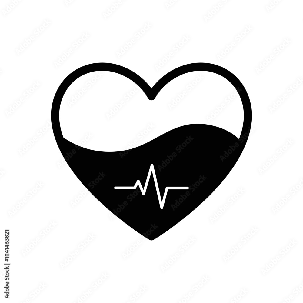 Pulse icon vector. Heartbeat illustration sign. Heart rhythm symbol. Cardiology logo. Pulse icon vector. Heartbeat illustration sign. Heart rhythm symbol. Cardiology logo.