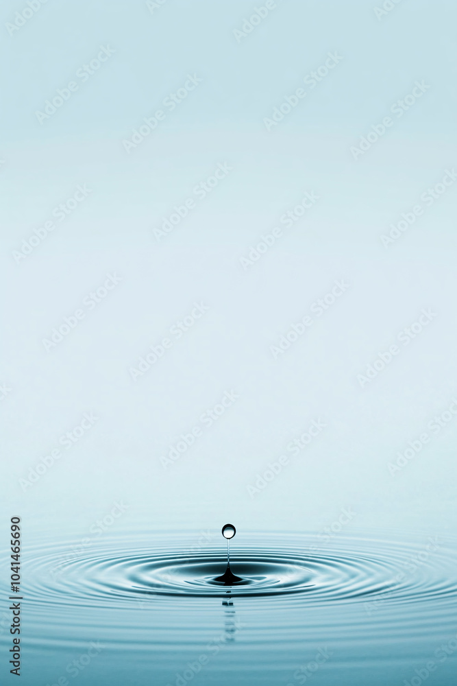 water drop impact on surface, ripple effect water drop impact on surface, ripple effect