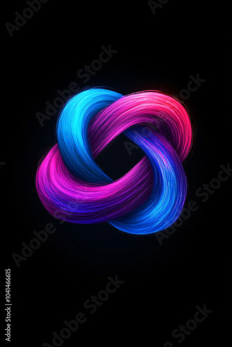 Colorful abstract design with vibrant swirls