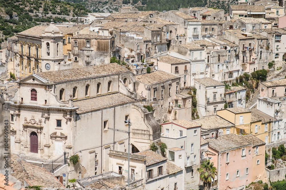 view of the city of Ragusa Ibla in Sicily view of the city of Ragusa Ibla in Sicily