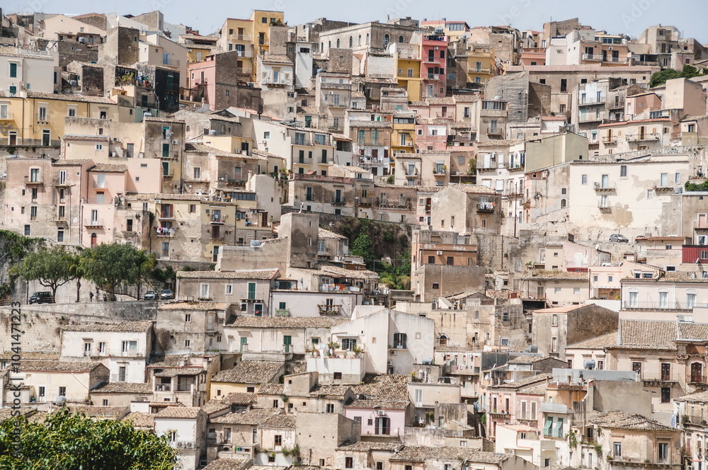 view of the city of Ragusa Ibla in Sicily view of the city of Ragusa Ibla in Sicily