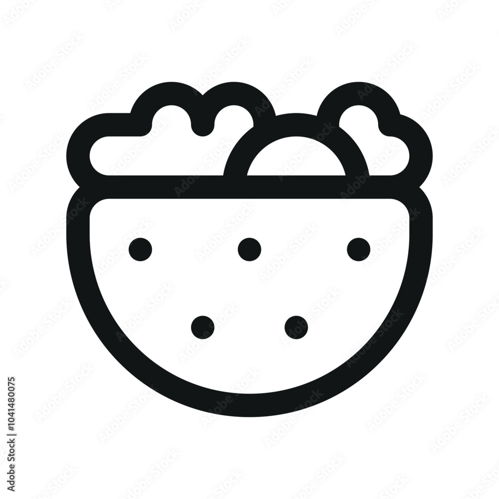 Gyros pita UI icon, doner kebab minimal line vector symbol Gyros pita UI icon, doner kebab minimal line vector symbol