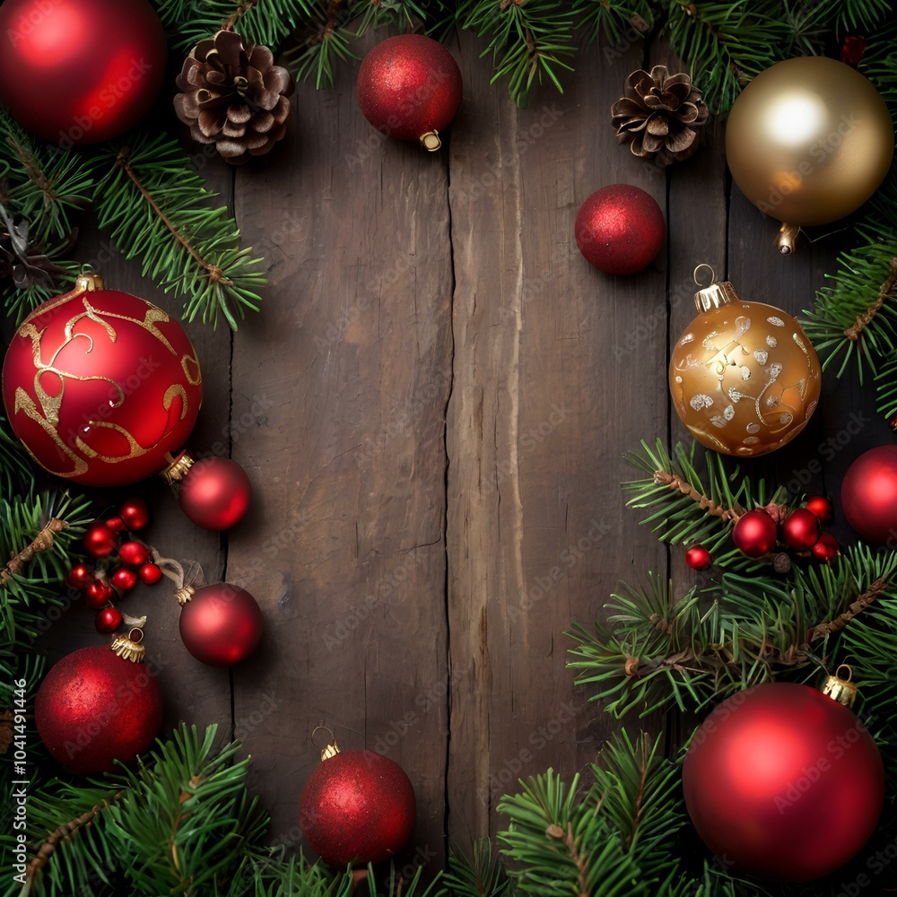 christmas decoration background with copy space christmas decoration background with copy space