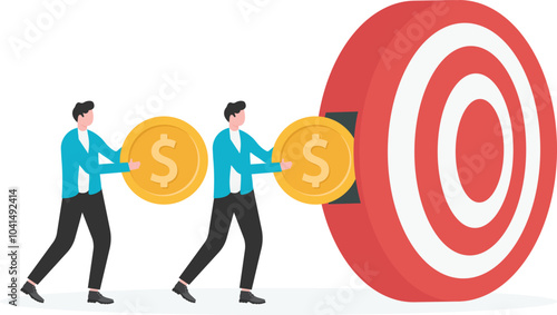 Collecting gold coins, crowdfunding, money targets, sales turnover tasks, investment target programs,

