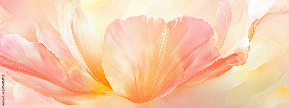 custom made wallpaper toronto digitalAbstract Tulip in Dreamlike Motion