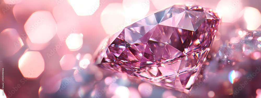 Flawless Pink Diamond with Luminous Glow Flawless Pink Diamond with Luminous Glow