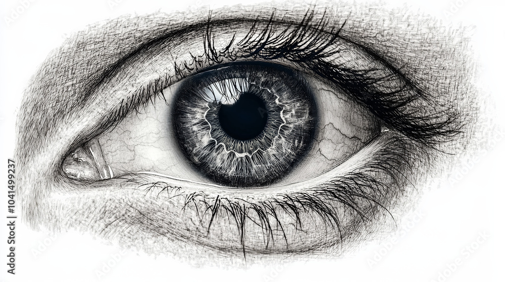 Detailed Engraving Sketch of an Eye on Human Palm Illustration in PNG Format Detailed Engraving Sketch of an Eye on Human Palm Illustration in PNG Format