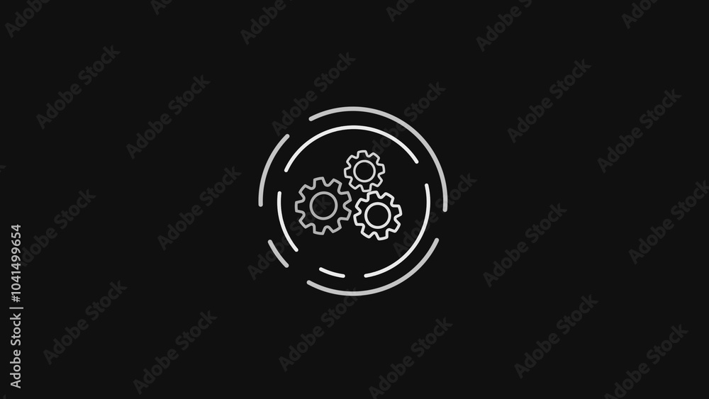 Work flow vector icon symbol isolated on white background Work flow vector icon symbol isolated on white background