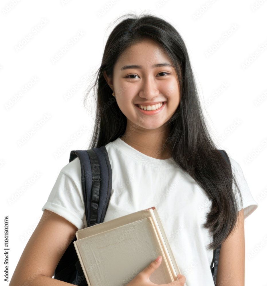 South east asian Student Girl student happy photo. South east asian Student Girl student happy photo.