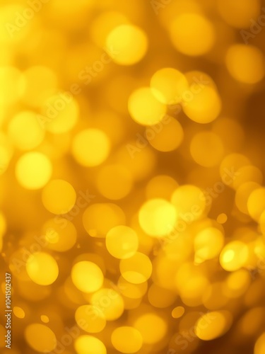 Golden abstract sparkles or glitter lights festive gold background defocused circles bokeh or particles template for design glitter dust particle Ultra realistic 